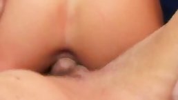 Dirty blonde wife, Sara likes to get her husband’s hard cock, while in a doggy position