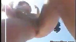Small titted teens are having casual sex adventures in the middle of a nice day