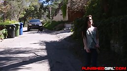 Small titted babe, Nina Nirvana and a very handsome man are fucking like wild animals