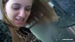 Lovely babe is fucking a man she just met because it excites her a lot