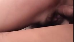 Yui Sarina is getting her hairy pussy stuffed with a rock hard dick and enjoying it