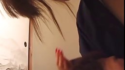 Maria Yuuki is having steamy sex with a horny man who is not her husband