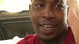 Laela Pryce is screaming from pleasure, while a black guy is shoving his big tool in her pussy