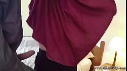 Arab girl is in a doggy style position and eagerly waiting to get a massive dick