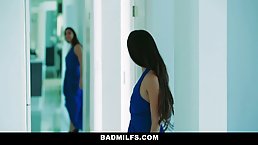 Hot milf is giving free blowjob lessons to her good friend, during a casual threesome