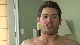 Horny woman asked a handsome guy from her neighborhood, to fuck her tight ass, until she cums