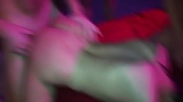 Hairy teen is getting fucked in the night club and enjoying every single second of it
