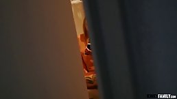 Naughty blonde is blackmailing a man she likes a lot, just because she needs sex every day
