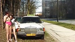 Anal sex loving teen is doing it with a taxi driver and enjoying it a lot