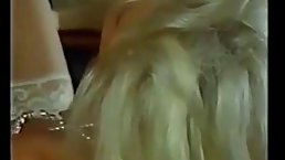 Seductive blonde milf was alone at home and too horny to hold back from cheating