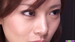Asian babe, Keito Miyazawa is getting fucked and filled up with fresh cum, in the end