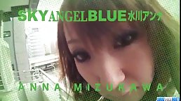 Hot, Japanese babe with long hair, Rika Kurachi is getting fucked hard and loving it
