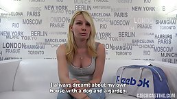 Big ass blonde bitch, Michaela likes to be banged, by her porn agent, during a meeting