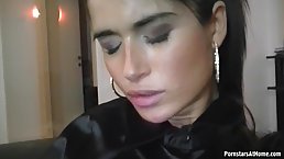 Lustful brunette is often masturbating while thinking that no one is watching her in action