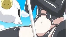 Cartoon babe with long, red hair is getting fucked hard in front of the camera