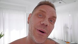 Horny man would fuck even his best friend's woman, when he can not hold back