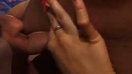 Married blonde woman with big tits is often cheating on her husband, with her horny friends