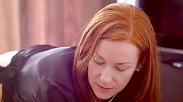Hot redhead milf likes to get a massive cock in the very soft pussy, every day