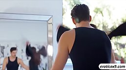 Hot brunette, Cassidy Klein got fucked on the floor while her husband was at work