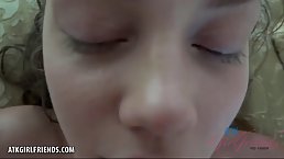 Sweet amateur brunette chick is ready for anal sex in this super hot POV session