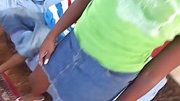 Big booty ebony darling is ready to ride a thick pecker in this fantastic session