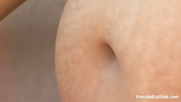 Absolutely gorgeous ginger babe is pregnant and eager for some dirty fucking