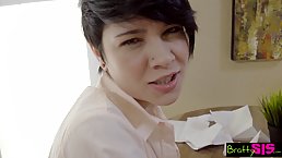 Spoiled babe is getting fucked like never before and screaming from pleasure during an orgasm