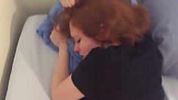 Red haired teen with big, round ass likes to feel a hard cock inside her