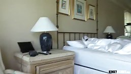 Slim blonde babe next door wants to get her pussy fingered and fucked all day long