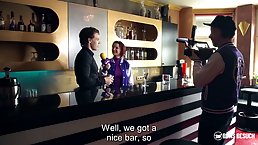German babe with big, firm tits, Anike Ekina likes to ride dick in a reverse cowgirl position
