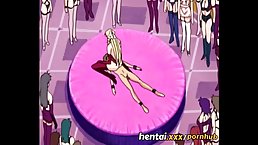 Hentai sluts have hooked up with a lucky man and had a steamy threesome with him