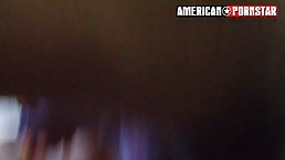 Big ass chick in pink, fishnet stockings, Bella Rossi got her daily dose of fuck