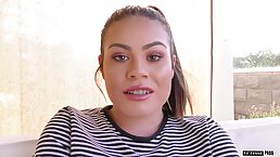 Veronica Valentine is getting her mouth filled up with dick and enjoying the feeling a lot