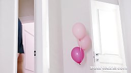 Horny chicks, Anny Aurora and Alexis Crystal are having group sex, during their best friend's party
