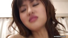 Japanese woman with small tits is doing all kinds of naughty stuff with her new lover
