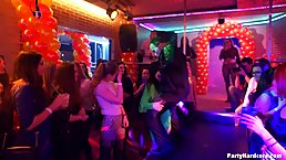 Hot girls are turning their fantasies into reality, not knowing about the camera in the club