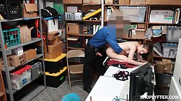 Kimmy Granger knows how to fuck her way out of any trouble even after caught shoplifting
