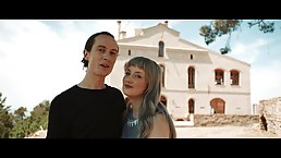 Two horny couples decided to have sex for the first time, next to the pool