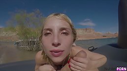 Sweet teen lesbians are passionately making love on the beach, in the middle of the day