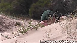 Stella Cox went to the beach to relax and ended up fucking a handsome stranger
