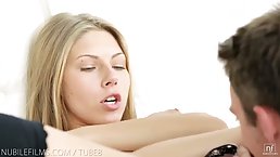Slender, Russian girl is having gentle sex in the middle of the day, with her best friend