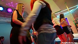 A local night club is the place to go for everyone who wants to have group sex