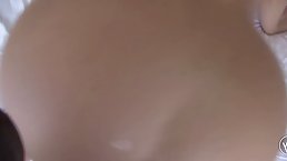 Smashing woman is sucking a big, black cock and getting it straight inside her pussy