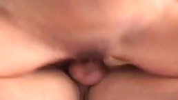Nude Latina with curly hair is having a hardcore sex session with her husband's good friend