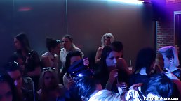 Naughty ladies who went to a local night club the other night ended up having an orgy