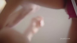 Cherry Kiss and her new boyfriend got down and dirty in his bedroom, during the day
