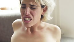 Insatiable blonde needs a good fuck on a daily basis, since her pussy is always soaking wet
