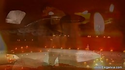 Exotic brunette is making love with her rich lover, during his vacation in India and enjoying it
