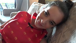 Small titted teen brunette, Gia got her hairy pussy filled up with a rock hard dick