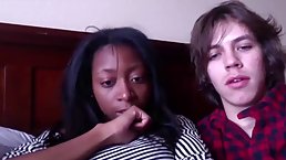 Black babe wants to fuck on web cam, to spice up her sex life, a bit
